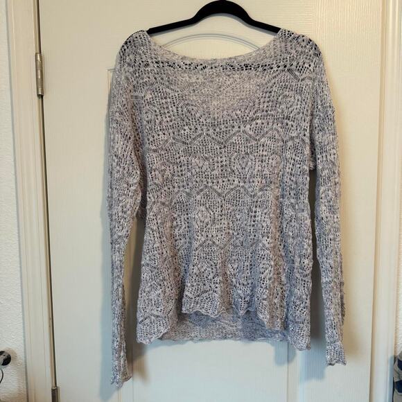 Grey purple and white knitted - Picture 4 of 5